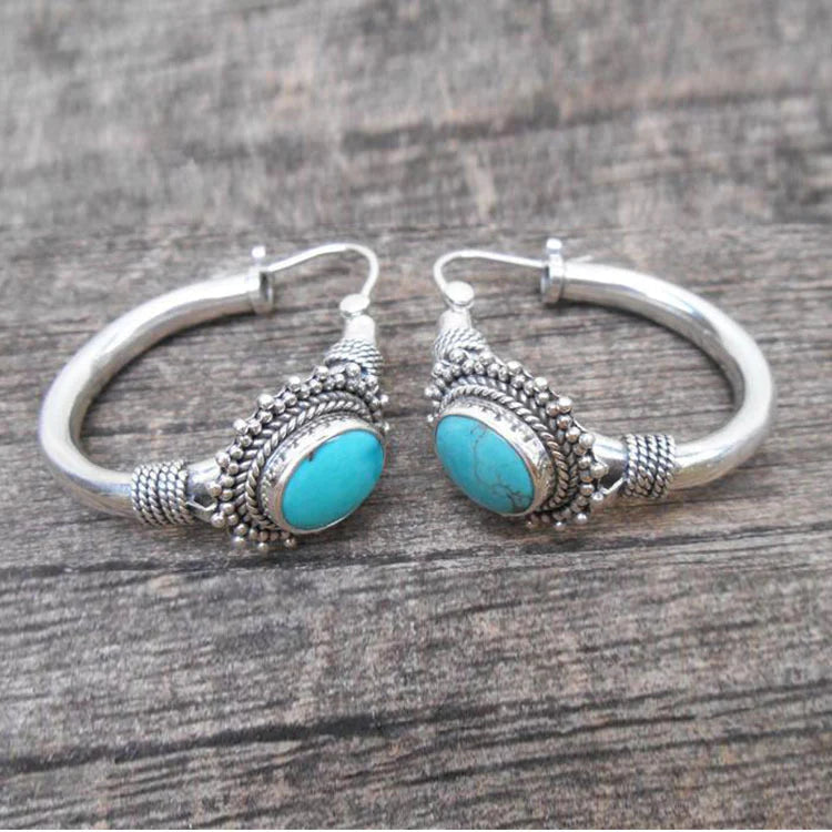 Vintage Aqua Earrings
