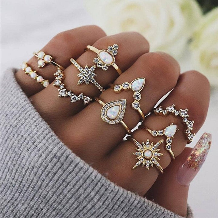 Unique Collection of 8 to 12 Rings