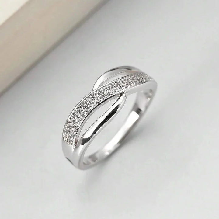 Catherine Elegant Gold Zirconia Band