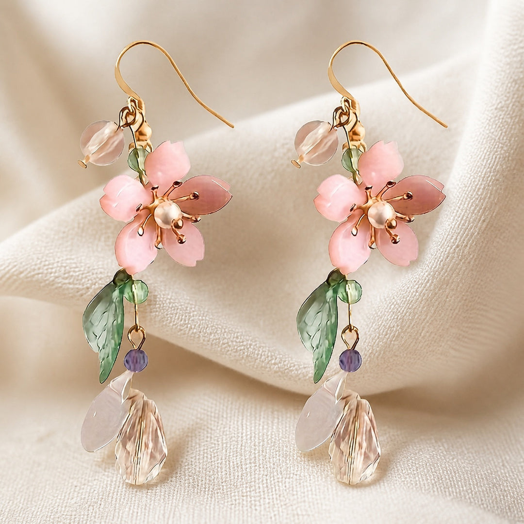 Blossom Pink Floral Earrings