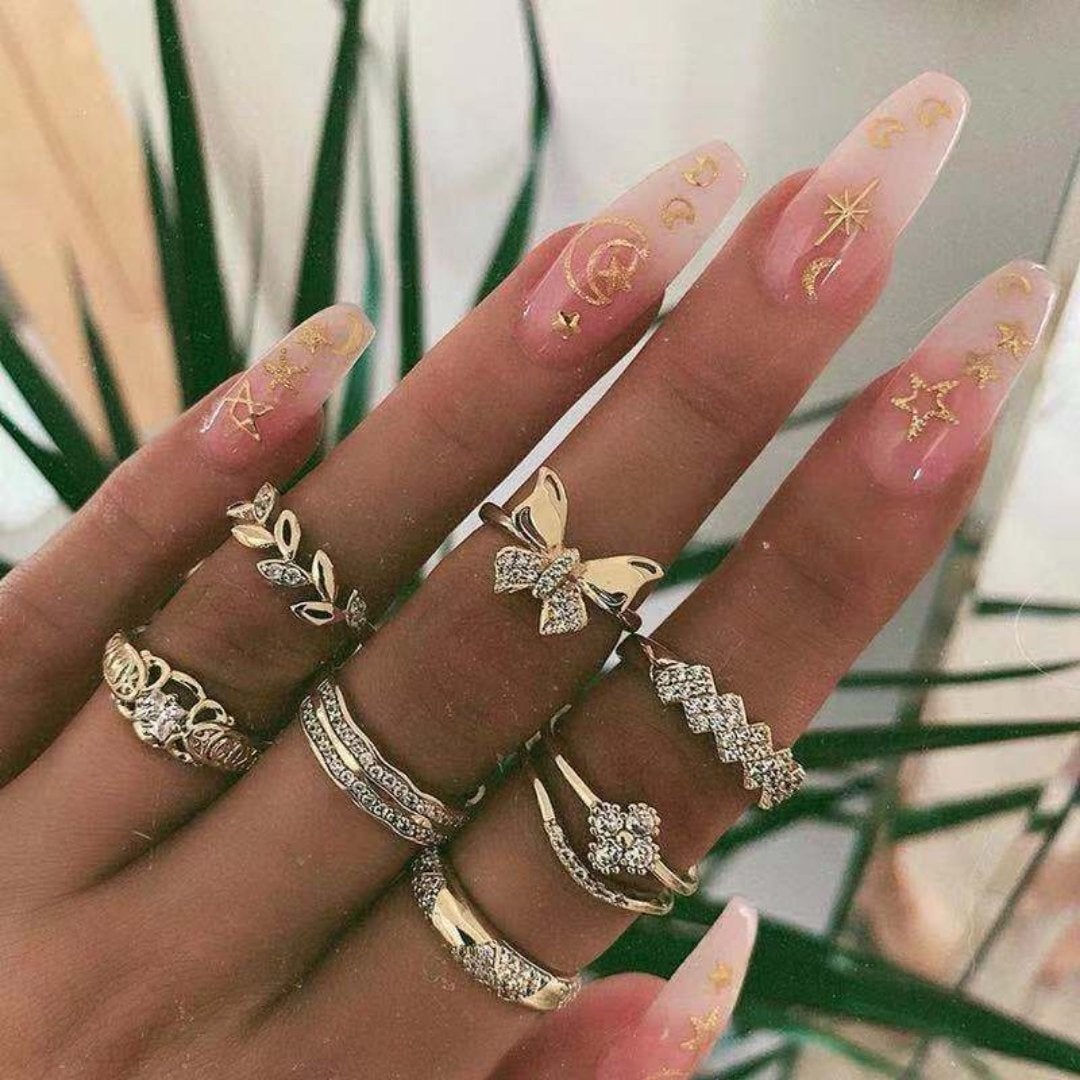 Unique Collection of 8 to 12 Rings