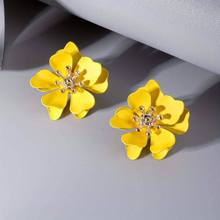 Rustic Floral Earrings