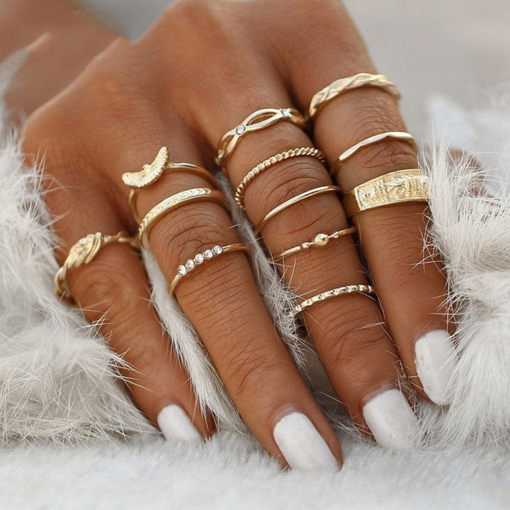 Unique Collection of 8 to 12 Rings