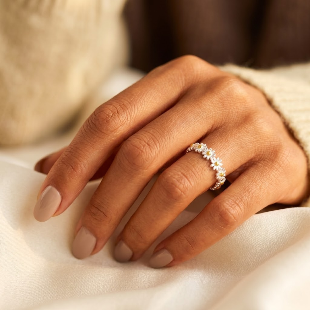 Silver Blossom Ring
