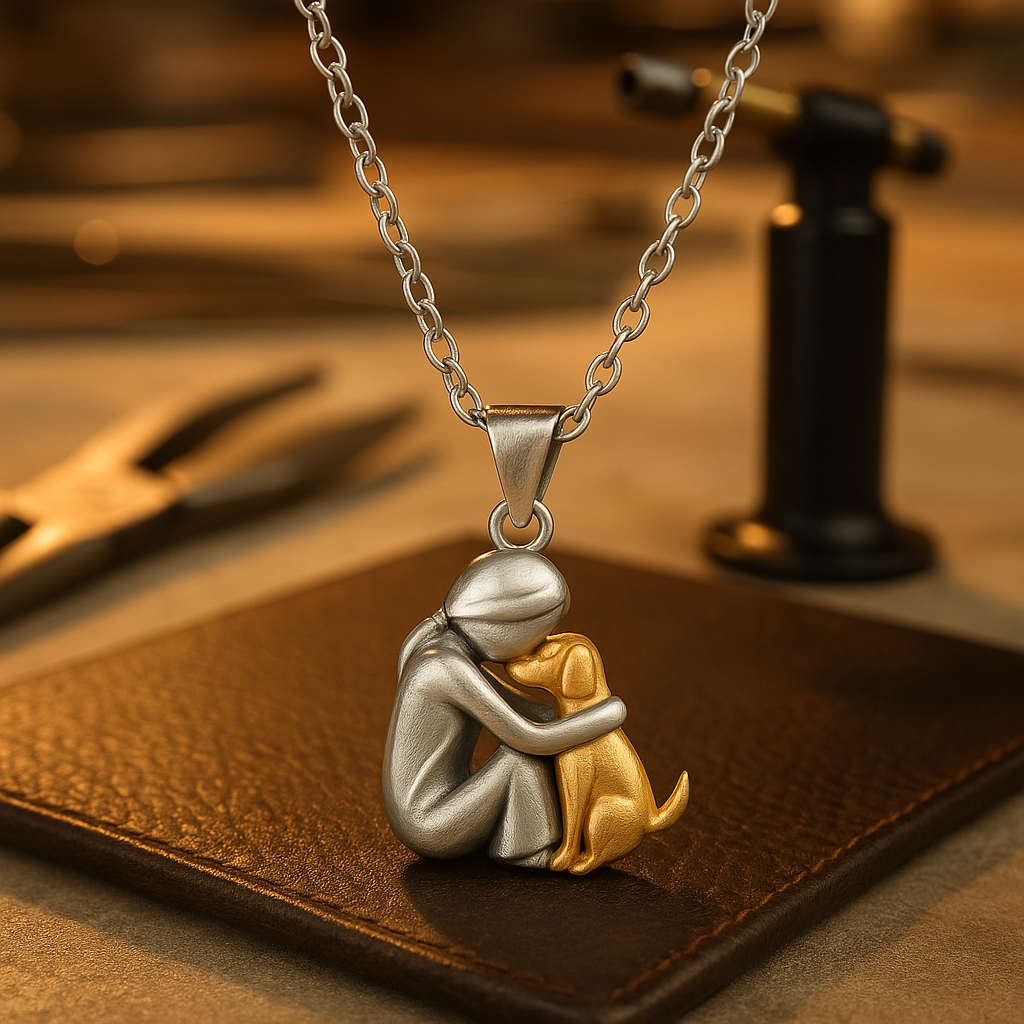 Dog Love Pendant Necklace