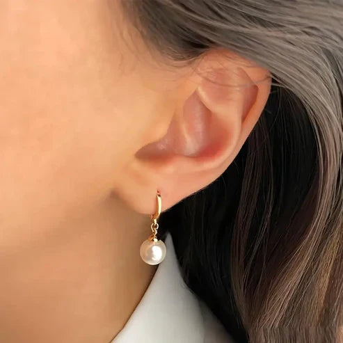 Elegant Golden Pearl Jewelry Set
