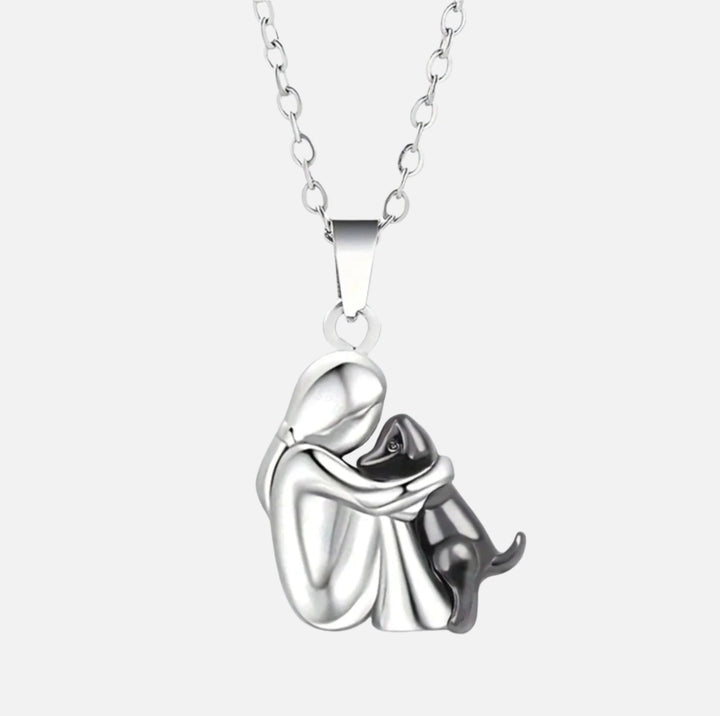 Dog Love Pendant Necklace