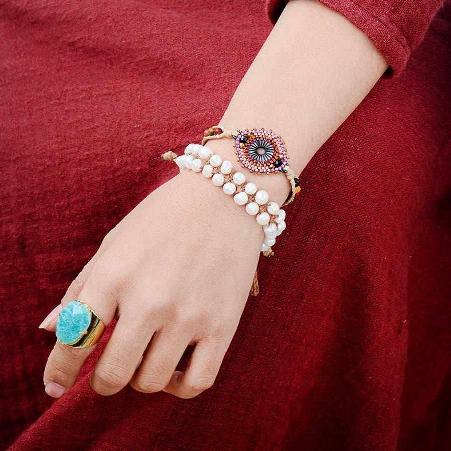 Lucky Amazonite Divine Ring