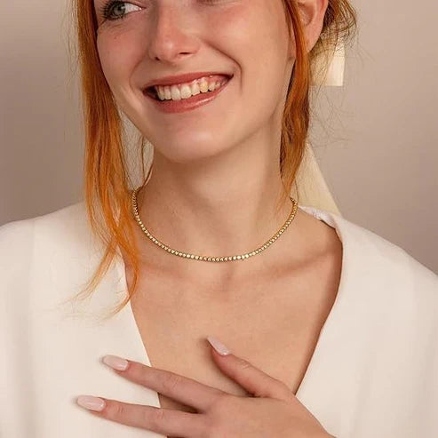 Tennis-Inspired Necklace