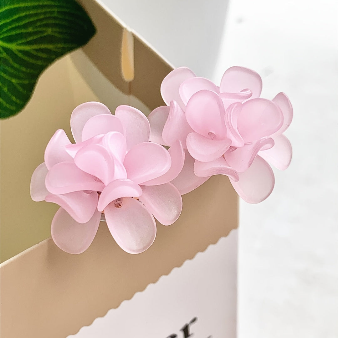 Blooming Camellia Stud Earrings