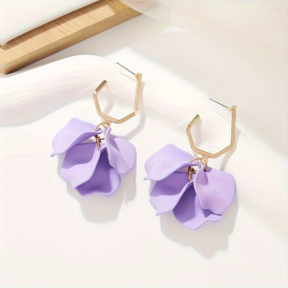 Elegant Minimalist Petal Earrings