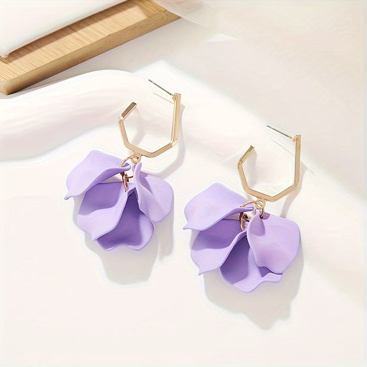 Elegant Minimalist Petal Earrings