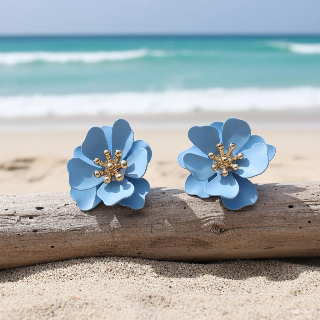 Rustic Floral Earrings