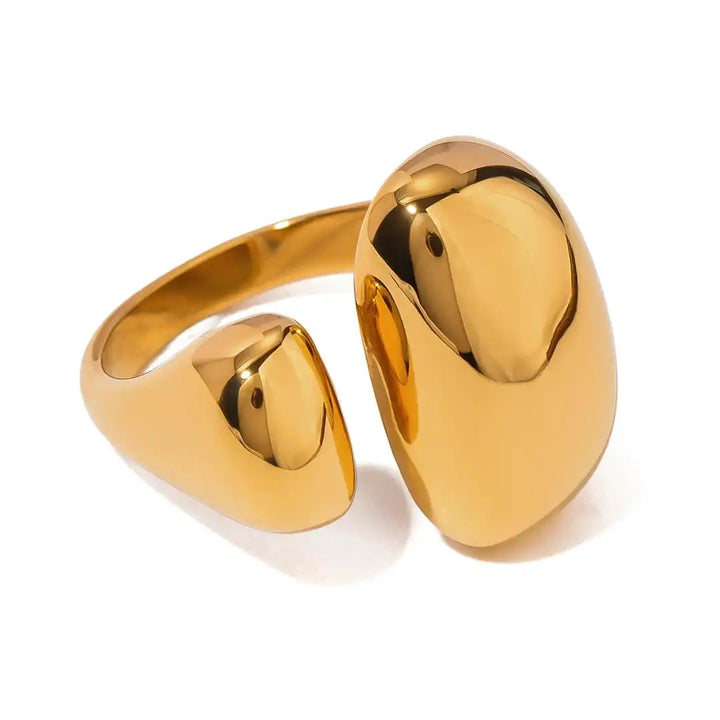 Elegant Golden Wave Band