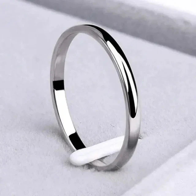 Stylish Gold and Silver Band Ring