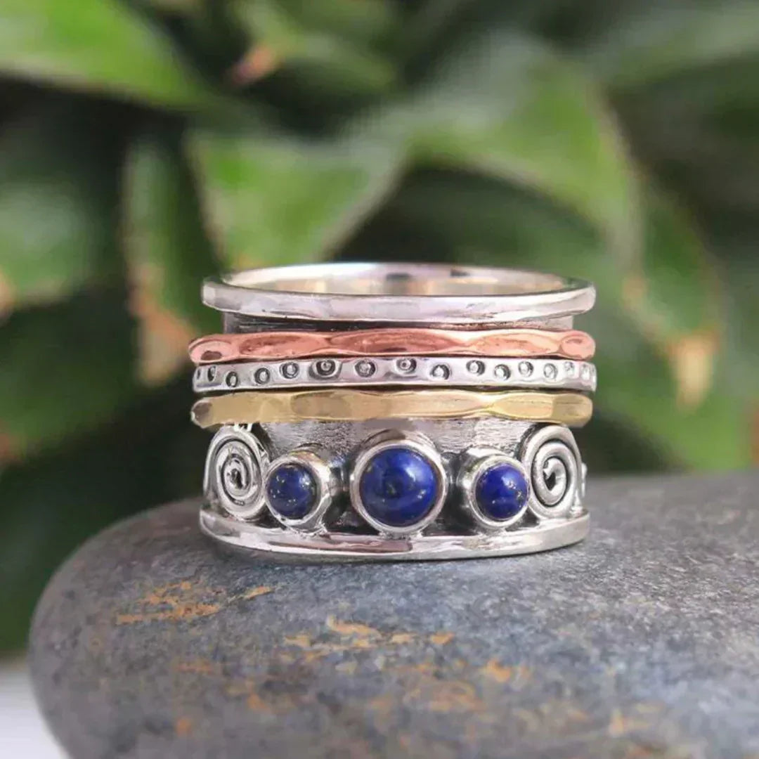 Vintage Silver Bohemian Filigree Ring