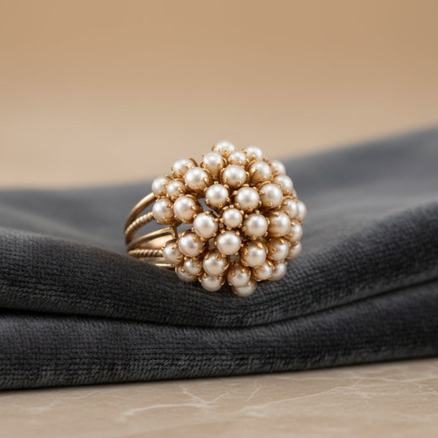 Pearl Inset Ring