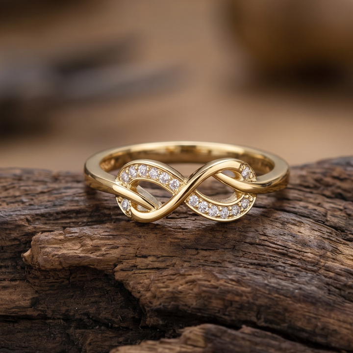 Timeless Golden Chain Ring