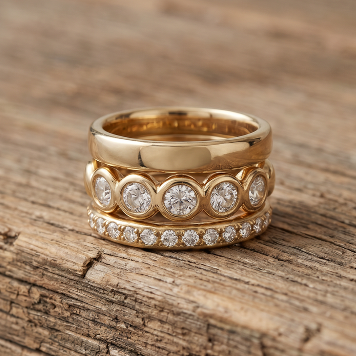 Enchanted Golden Artisan Rings