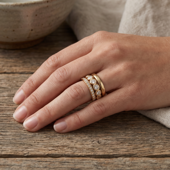 Enchanted Golden Artisan Rings