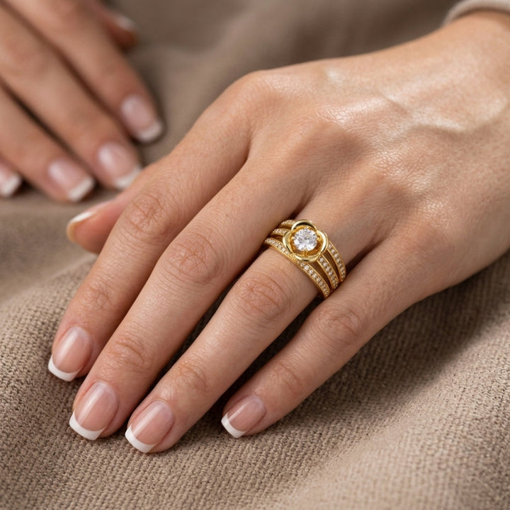 Eternal Gold Crystal Band