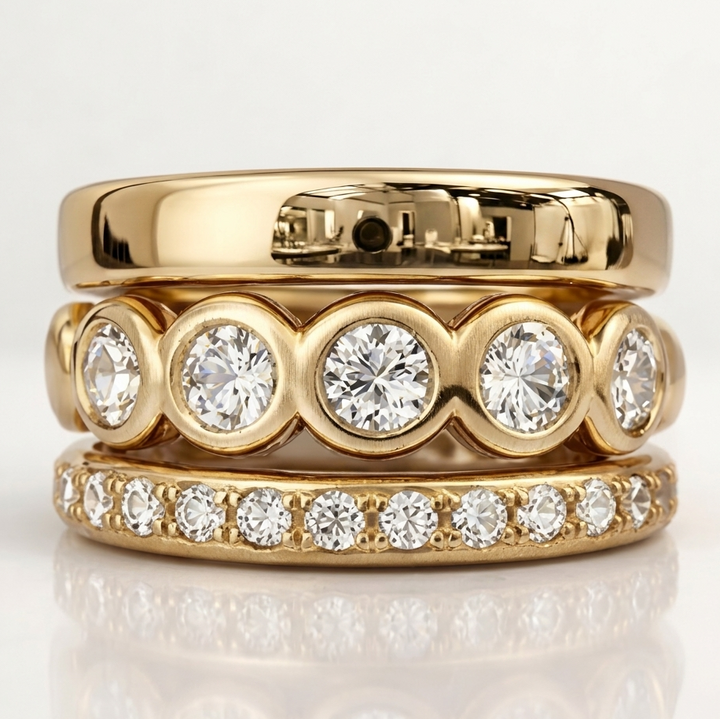 Enchanted Forged Gold Band
