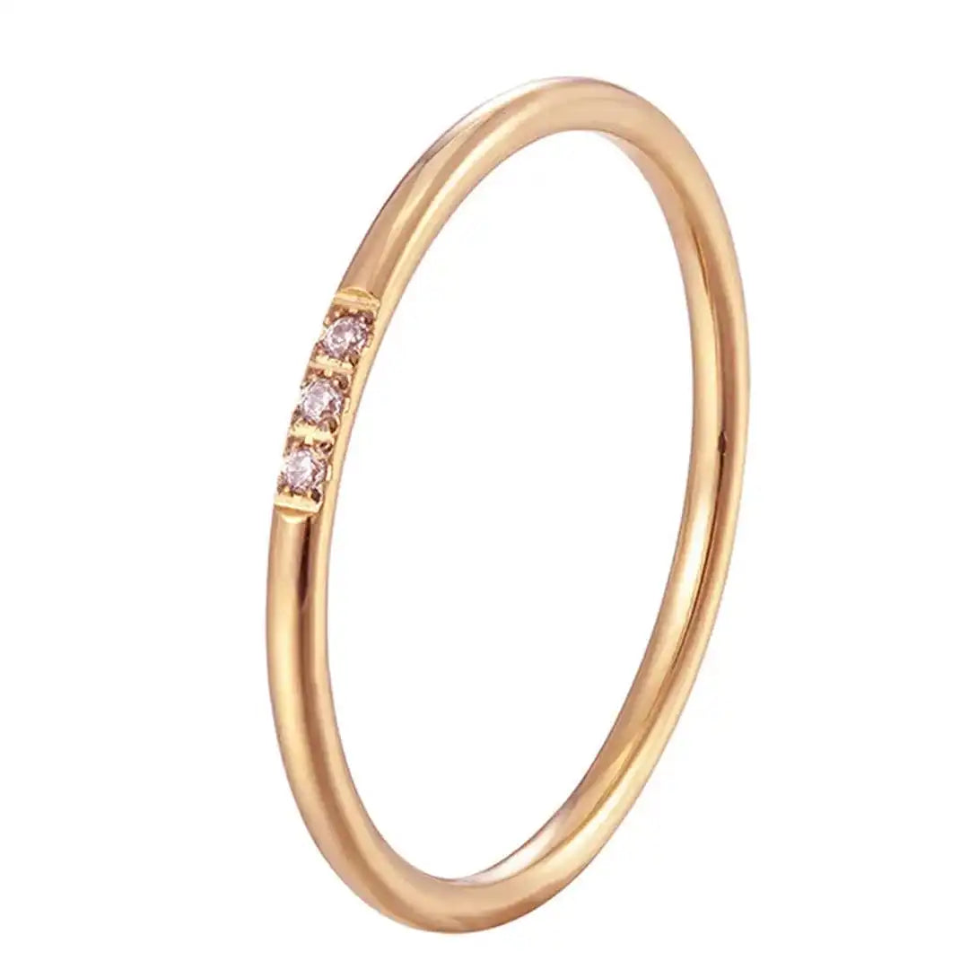 Chic Trio Stacking Ring Set