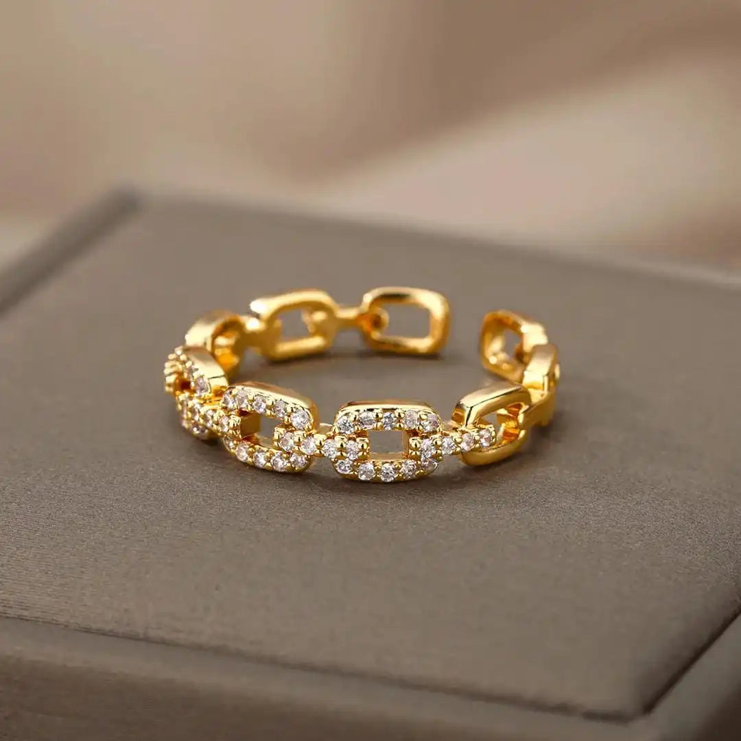 Verona Adjustable Chain Link Ring