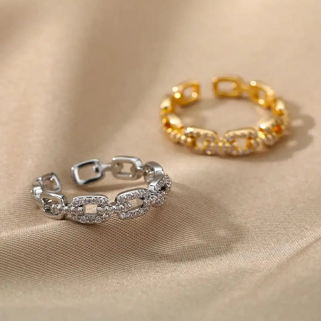 Verona Adjustable Chain Link Ring