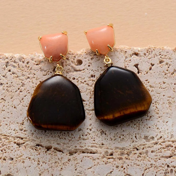Modern Geometric Drop Earrings