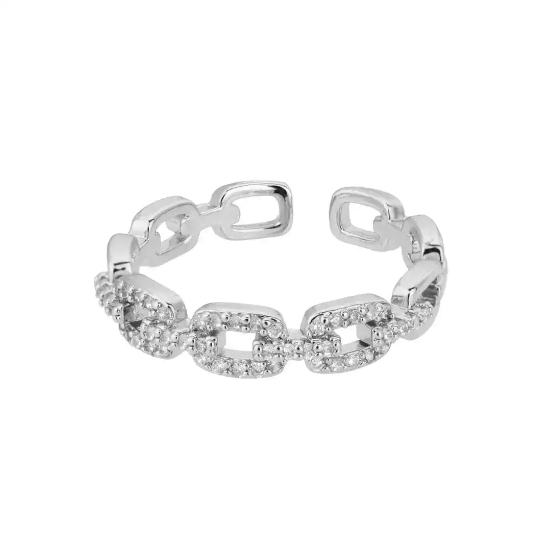 Verona Adjustable Chain Link Ring