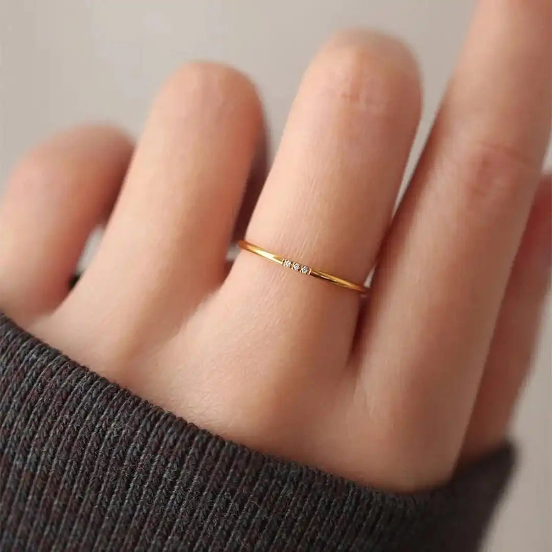 Chic Trio Stacking Ring Set