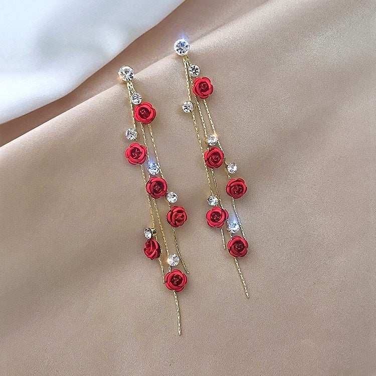 Floral Cascade Earrings