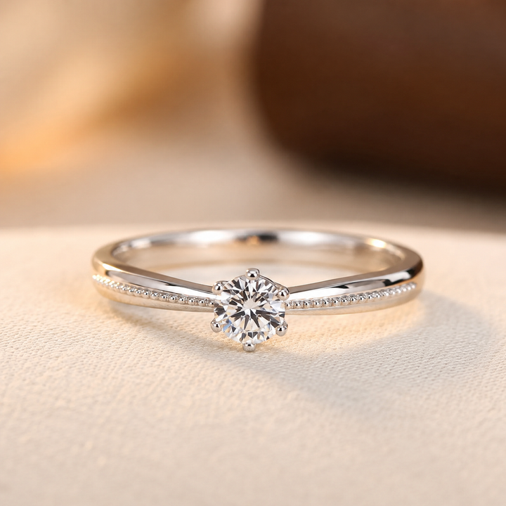 Clara Classic Solitaire Ring