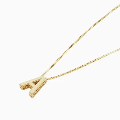 Personalized Initial Necklace with Love Letter Design