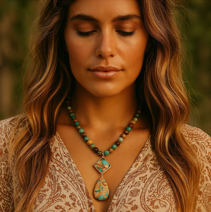 Radiant Jasper Wellness Necklace