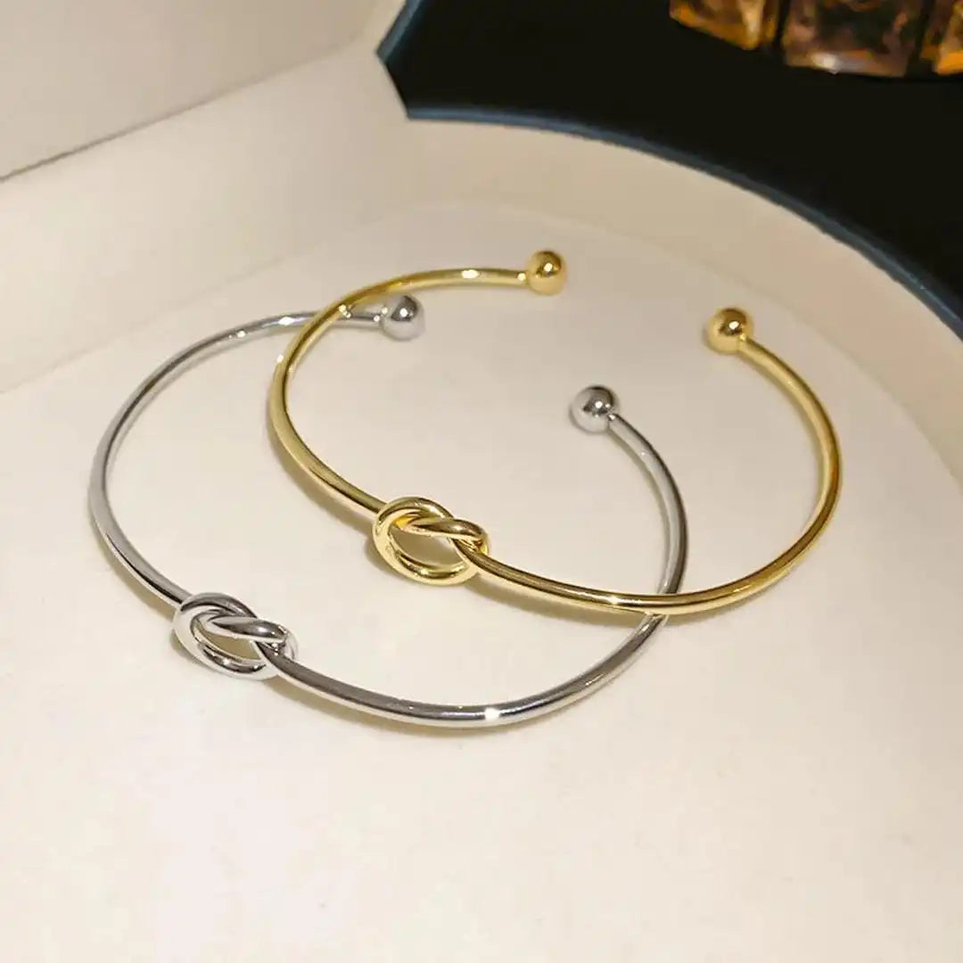 Adjustable Golden Loop Bracelet