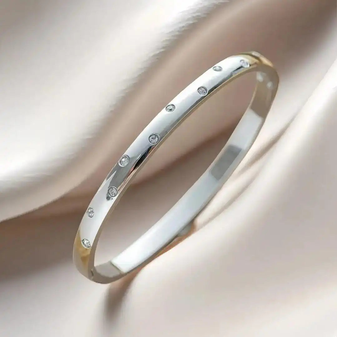 Timeless Golden Zirconia Bracelet
