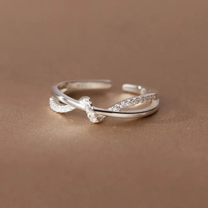 Eternal Cross Knot Ring