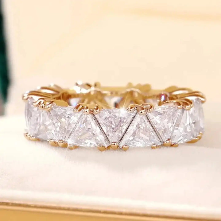 Vintage Triangular Stone Ring