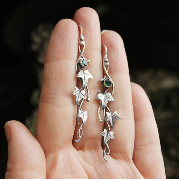 Azure Gemstone Elf Earrings