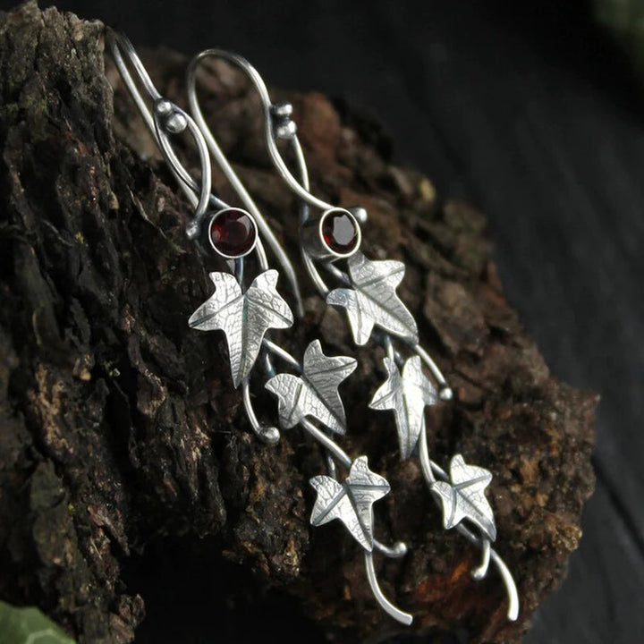 Azure Gemstone Elf Earrings