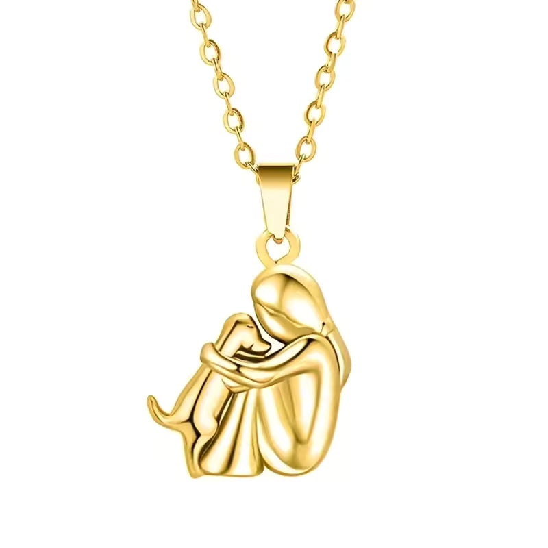 Dog Love Pendant Necklace