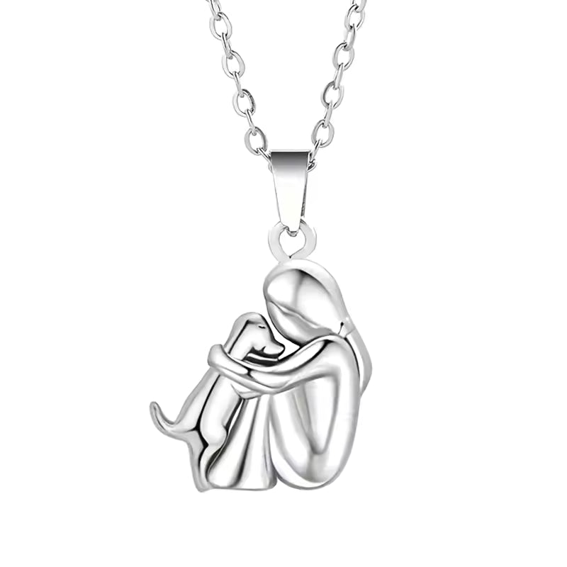 Dog Love Pendant Necklace