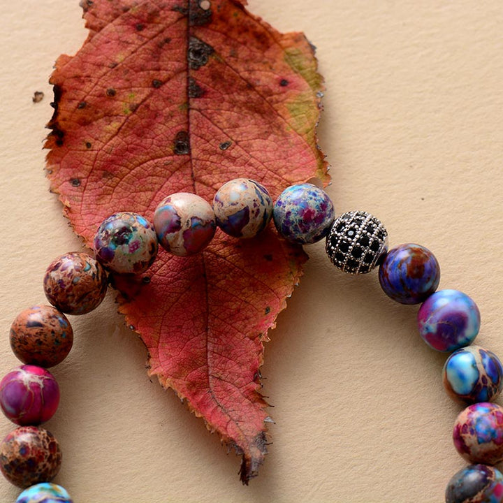 Bohemian Amethyst Gemstone Bracelet