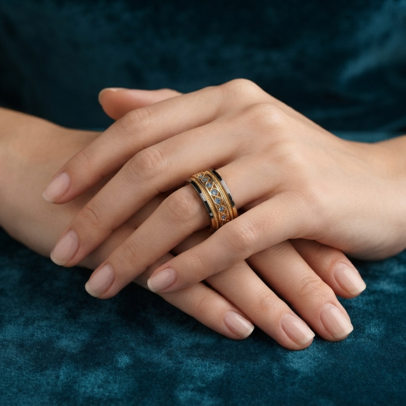 Eternal Gold Vintage Infinity Ring