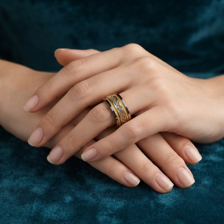 Eternal Gold Vintage Infinity Ring
