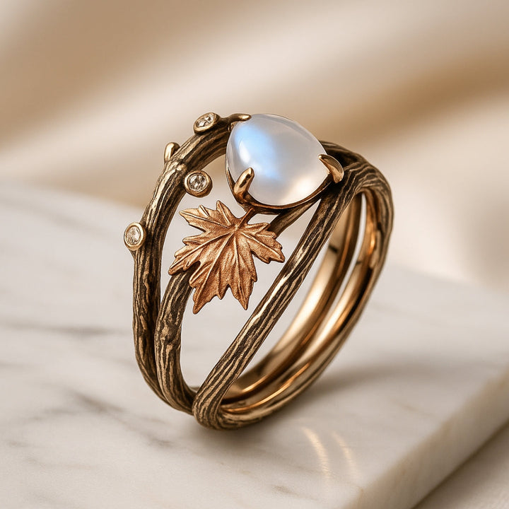 Genuine Moonstone Ring