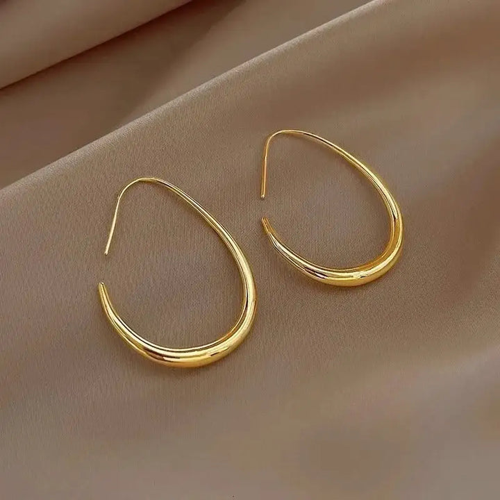 Vintage Gold Hoop Earrings