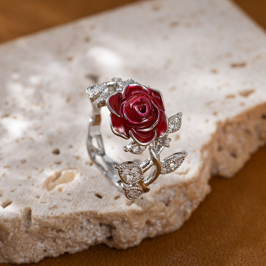 Classic Ruby Rose Ring